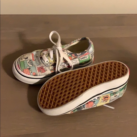 Vans “Peanuts” Sneakers - Toddler’s Size 6.5 - Picture 4 of 5